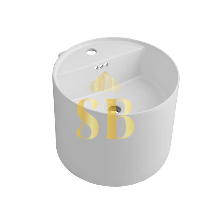 High round washbasin